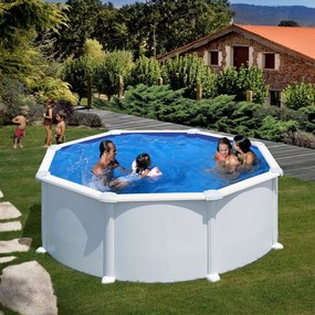 Piscina fuori terra rigida GRE KITPR358 bianco H 1.32 x ⌀ 3.5 m