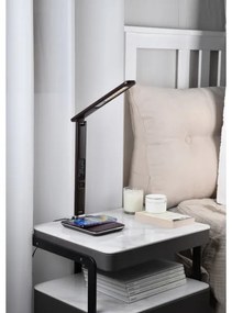 Brilagi - Lampada LED dimmerabile con ricarica wireless REGINA LED/8,5W/230V marrone