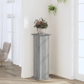 Supporto Per Piante Grigio Sonoma 33x33x100 Cm İn Truciolato /