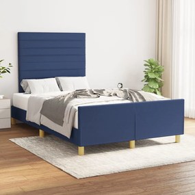 Giroletto Senza Materasso Blu 120x200 Cm İn Tessuto /