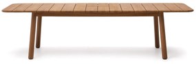 Kave Home - Tavolo allungabile da esterno Turqueta in legno massiccio di teak 220 (294) x 100 cm FSC 1