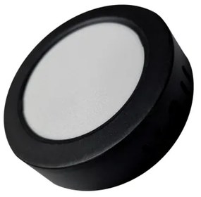 Plafoniera LED ROUND LED/6W/230V 4000K diametro 12,1 cm nero