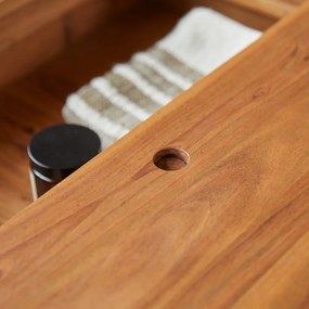 Tikamoon - Tavolino in legno di acacia 120x68 Bonnie