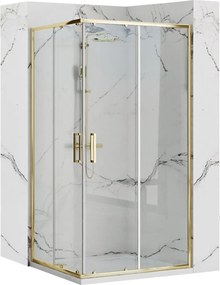 Cabina doccia Rea Punto 80x100 Gold
