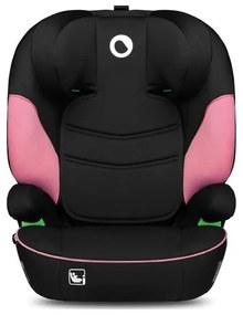 Lionelo - Seggiolino auto LARS i-Dimensioni 100-150 cm nero/rosa
