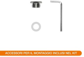 Faretto Carrabile GU10 IP67 - NERO con Doppio Pressacavo
