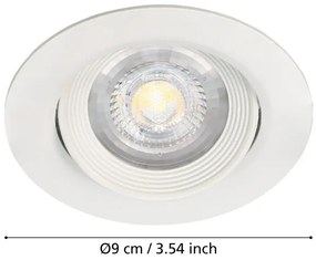 Eglo 32896 - SET 3x Lampade da incasso SARTIANO 1xLED/5W/230V