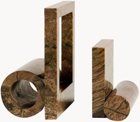 Set di 2 fermalibri in marmo Booknd
