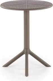 Tavolo rotondo Calvo kaki ø60/h72 cm