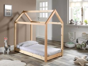 Lettino montessoriano a capanna, 70x140 in pino massello