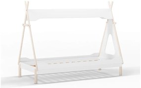 Letto per bambini in legno di pino bianco 90x190 cm Nora - Marckeric