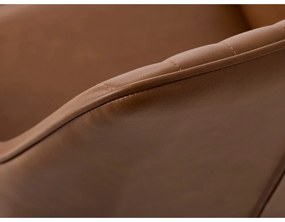 Set di sedie da pranzo marrone in imbottito con braccioli 2 pz Nolan Stripe – Unique Furniture