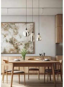 Redo 01-3190 - Lampadario a sospensione con filo TANNER 1xE14/28W/230V diametro 15 cm