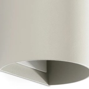 FARO 40540 - Applique SOLE 2xGU10/8W/230V grigio arrotondato
