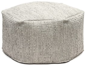 Kave Home - Pouf Almadraba 100% PET grigio 60 x 50 cm