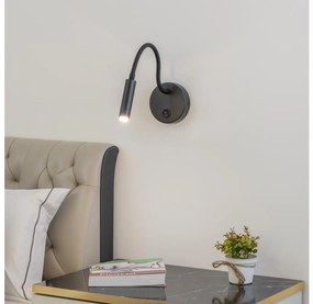 Brilagi - Lampada da parete flessibile dimmerabile a LED MAYA 1xG9/4W/230V nero