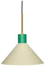 Hübsch - Crayon Lampada a Sospensione Ø35 Marrone/Verde/Arancione Hübsch