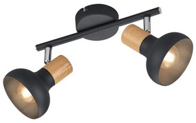 Faretto nero opaco ø 10 cm Latika – Reality