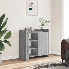 Credenza Grigio Sonoma 73,5x35x75 Cm İn Legno Multistrato /