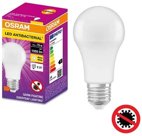 Lampadina LED Antibatterica A75 E27/10W/230V 2700K - Osram