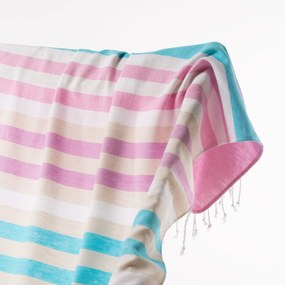 Telo da mare in Cotone Confetto Rainbow Fouta Caleffi