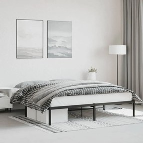 Giroletto Metallo Nero 180x200 Cm /