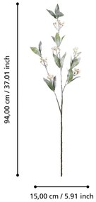 Eglo 428384 - Fiore artificiale ETAYA 94 cm color crema/verde