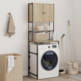 Mobile Per Lavatrice Rovere Sonoma 68x48,5x194 Cm /
