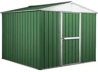 Box porta attrezzi casetta in Acciaio Zincato 276x260cm x h2.12m - 110KG - 7,2mq - VERDE