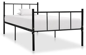 Giroletto Nero İn Metallo 90x200 Cm /