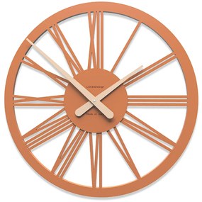 CALLEADESIGN Orologio da parete Tarquinio col. terracotta