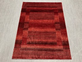 Loribaft Tappeto 200x150 Rosso (Iran) Annodato A Mano