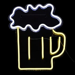 Atmosphera - Decorazione murale in neon a LED BEER LED/5V