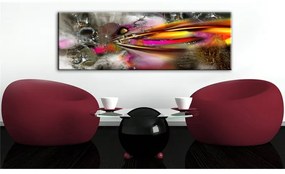 Quadro Falling Star  Colore colorful, Dimensioni e Misure 120x40