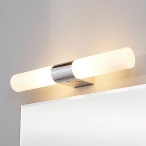 Applique da parete ZIVA Lindby, dimmerabile, Cromo / Argento, Bagno, Metallo, Moderno, Applique