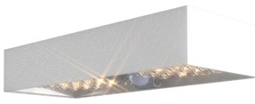 Lampada ad Energia Solare Applique da Parete WALL bianca