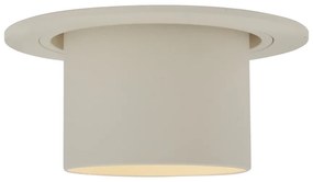 Set di 6 faretti da incasso beige GU10 50mm rotondi orientabili e inclinabili - Installa