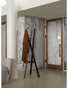 Appendiabiti nero in rovere massiccio 62x176 cm Rakku – Blomus