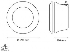 Nicchia da incasso Piscine con LINER - per Lampade PAR 56 Colore Bianco