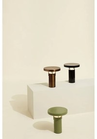 Lampada da tavolo dimmerabile a LED verde con paralume in metallo (altezza 28 cm) BringMe - Hübsch