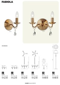 Redo 02-713 - Lampada da tavolo FABIOLA 1xE27/28W/230V