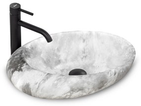 Lavabo da appoggio Rea Roxy C Stone L. Grey