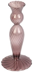 Candeliere in vetro marrone, altezza 17 cm Swirl - PT LIVING