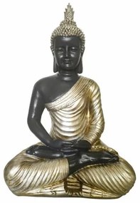Statua Decorativa DKD Home Decor Dorato Buddha Resina (31 x 22 x 49 cm)