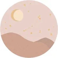 Eijffinger Carta da parati panoramica Star Sign Circles Rose - Capricornus