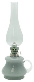Lampada a olio TEREZA 34 cm grigio opale