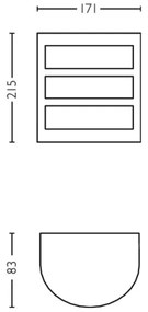 Philips - Applique a LED da esterno PYTHON LED/6W/230V 4000K IP44