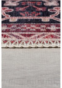 Tappeto lavabile bordeaux con fibre riciclate 160x230 cm Windsor - Flair Rugs