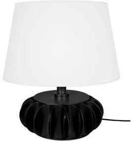 Tosel  Lampade d’ufficio lampada da soggiorno tondo metallo bianco e nero  Tosel