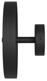 Applique Minimal Poseidone Acciaio Nero 2 Luci G9 Ip20